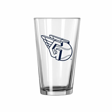 LOGO BRANDS Cleveland Guardians 16oz Gameday Pint Glass 509-G16P-1